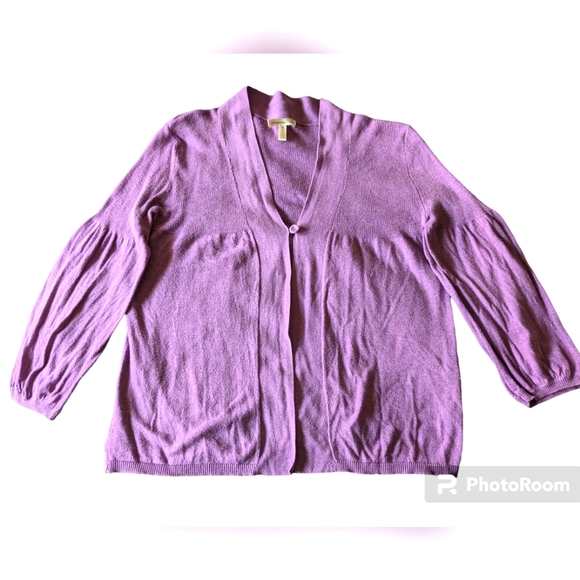 🛍️ 3 for $10 Aeropostale Purple Cardigan size medium - Picture 1 of 5